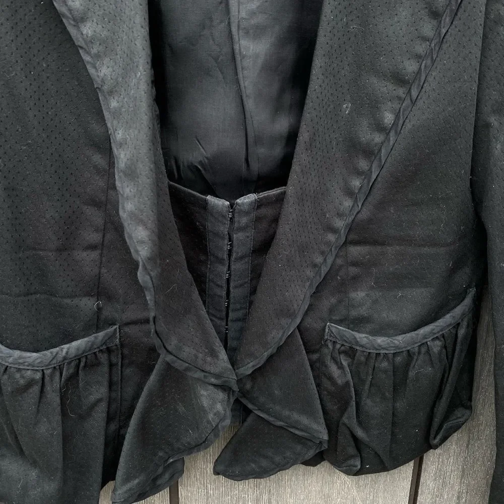 Heart Moon Star Black‎ Blazer